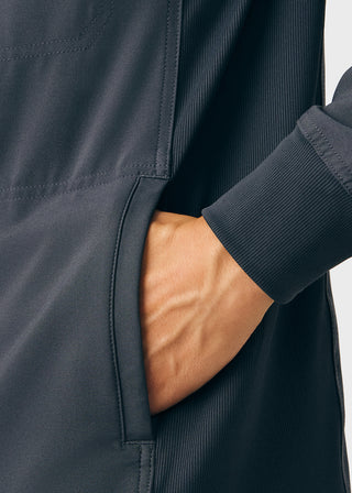 Landau Forward Men's Mock Neck Jacket With Rib Details