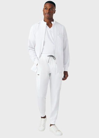 Landau Forward Men's Mock Neck Jacket With Rib Details