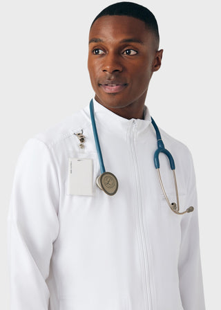 Landau Forward Men's Mock Neck Jacket With Rib Details