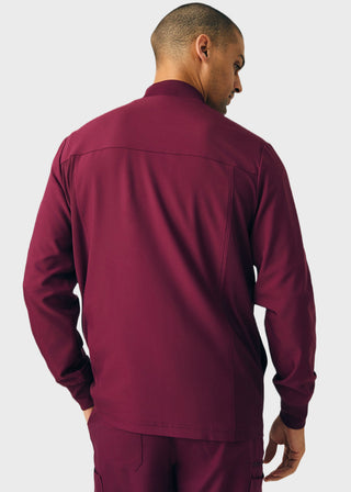 Landau Forward Men's Mock Neck Jacket With Rib Details