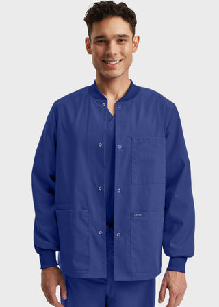 LANDAU ESSENTIALS UNISEX WARM-UP SCRUB JACKET