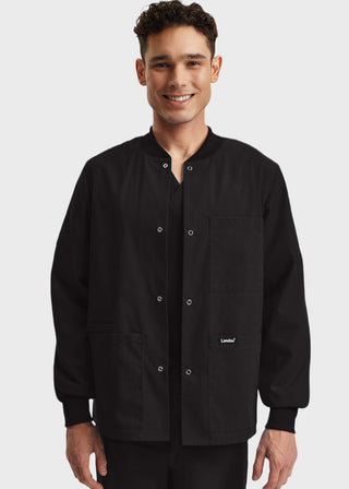 LANDAU ESSENTIALS UNISEX WARM-UP SCRUB JACKET