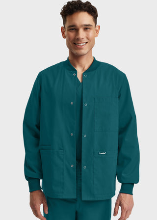 LANDAU ESSENTIALS UNISEX WARM-UP SCRUB JACKET