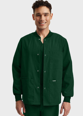 LANDAU ESSENTIALS UNISEX WARM-UP SCRUB JACKET