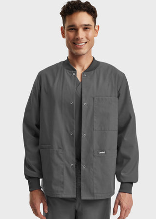 LANDAU ESSENTIALS UNISEX WARM-UP SCRUB JACKET