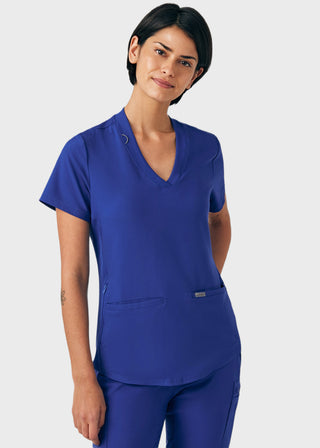 Landau Forward Women's 3 Pocket V-Neck Scrub Top