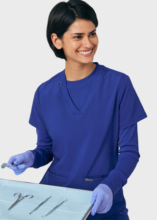 Landau Forward Women's 3 Pocket V-Neck Scrub Top