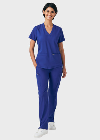 Landau Forward Women's 3 Pocket V-Neck Scrub Top