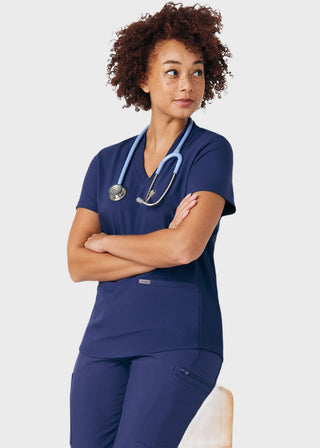Landau Forward Women's 3 Pocket V-Neck Scrub Top