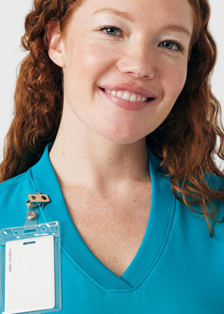 Landau Forward Women's 3 Pocket V-Neck Scrub Top