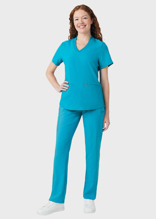 Landau Forward Women's 3 Pocket V-Neck Scrub Top