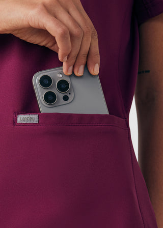 Landau Forward Women's 3 Pocket V-Neck Scrub Top