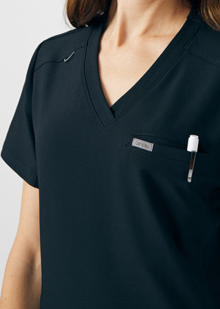 Landau Forward Women's 2 Pocket V-Neck Scrub Top