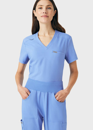 Landau Forward Women's 2 Pocket V-Neck Scrub Top