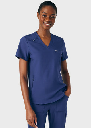 Landau Forward Women's 2 Pocket V-Neck Scrub Top