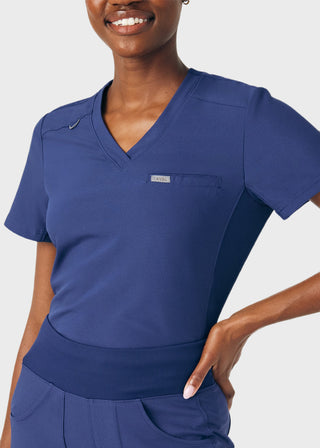 Landau Forward Women's 2 Pocket V-Neck Scrub Top