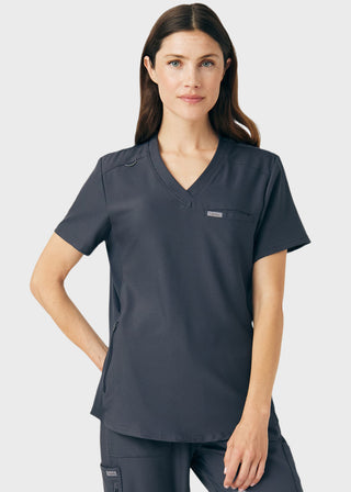 Landau Forward Women's 2 Pocket V-Neck Scrub Top