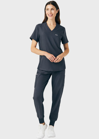 Landau Forward Women's 2 Pocket V-Neck Scrub Top
