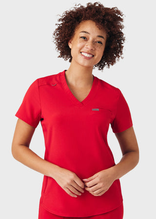Landau Forward Women's 2 Pocket V-Neck Scrub Top