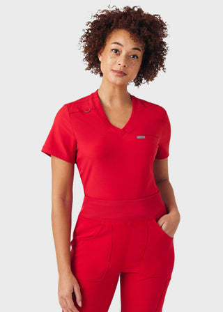 Landau Forward Women's 2 Pocket V-Neck Scrub Top