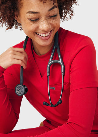 Landau Forward Women's 2 Pocket V-Neck Scrub Top