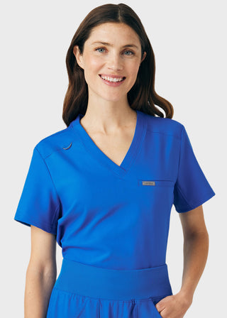 Landau Forward Women's 2 Pocket V-Neck Scrub Top