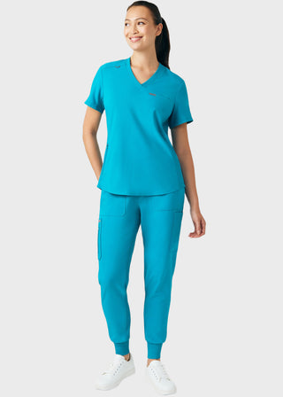 Landau Forward Women's 2 Pocket V-Neck Scrub Top