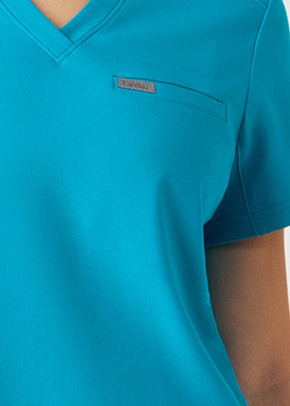 Landau Forward Women's 2 Pocket V-Neck Scrub Top