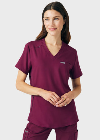 Landau Forward Women's 2 Pocket V-Neck Scrub Top