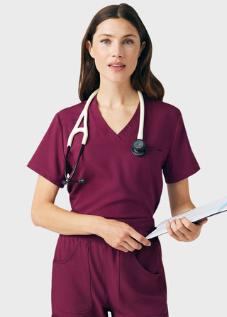 Landau Forward Women's 2 Pocket V-Neck Scrub Top