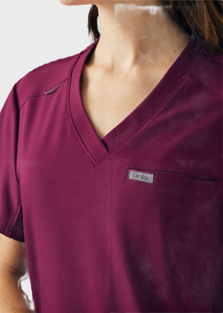 Landau Forward Women's 2 Pocket V-Neck Scrub Top