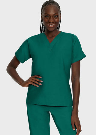 Landau Unisex No Pocket V-Neck Scrub Top