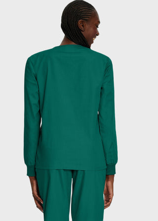 Landau Unisex No Pocket V-Neck Long Sleeve Scrub Top