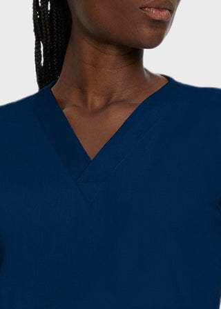 Landau Unisex No Pocket V-Neck Long Sleeve Scrub Top