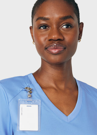 Landau ProFlex Women's 3 Pocket V-Neck Scrub Top