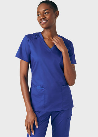 Landau ProFlex Women's 3 Pocket V-Neck Scrub Top