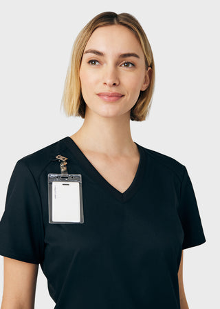 Landau ProFlex Women's 3 Pocket V-Neck Scrub Top