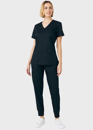 Landau ProFlex Women's 3 Pocket V-Neck Scrub Top