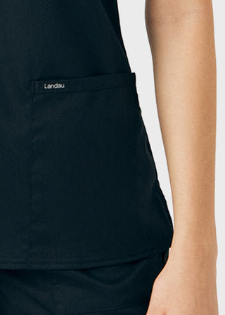 Landau ProFlex Women's 3 Pocket V-Neck Scrub Top