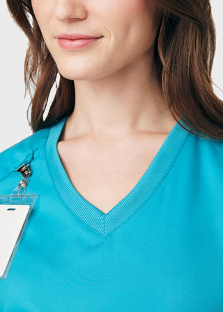 Landau ProFlex Women's 3 Pocket V-Neck Scrub Top