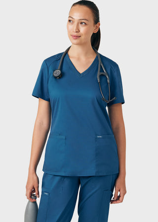 Landau ProFlex Women's 3 Pocket V-Neck Scrub Top