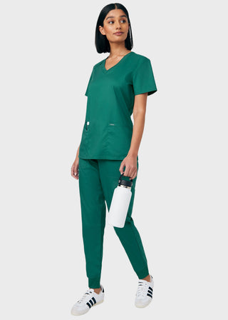 Landau ProFlex Women's 3 Pocket V-Neck Scrub Top