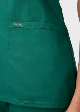 Landau ProFlex Women's 3 Pocket V-Neck Scrub Top
