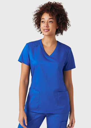 Landau ProFlex Women's 3 Pocket V-Neck Scrub Top