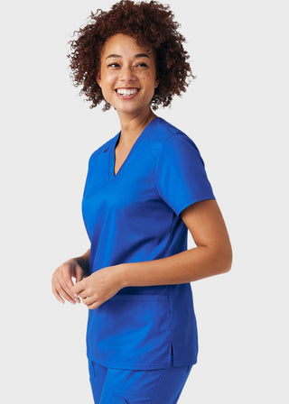 Landau ProFlex Women's 3 Pocket V-Neck Scrub Top