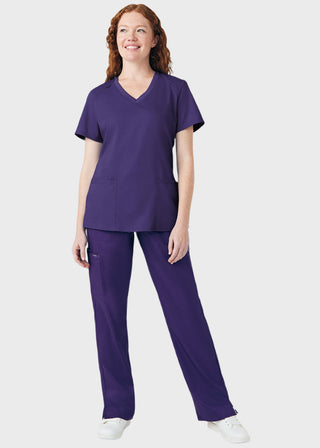 Landau ProFlex Women's 3 Pocket V-Neck Scrub Top