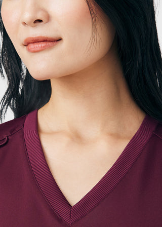 Landau ProFlex Women's 3 Pocket V-Neck Scrub Top