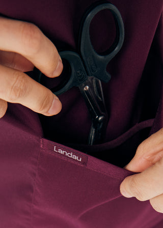 Landau ProFlex Women's 3 Pocket V-Neck Scrub Top