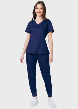 Landau ProFlex Women's 3 Pocket V-Neck Scrub Top