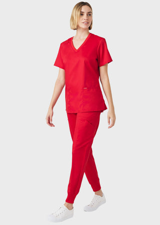 Landau ProFlex Women's 3 Pocket V-Neck Scrub Top